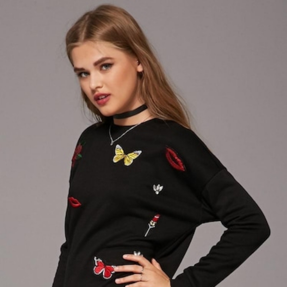 Forever 21 Butterfly Sweatshirt